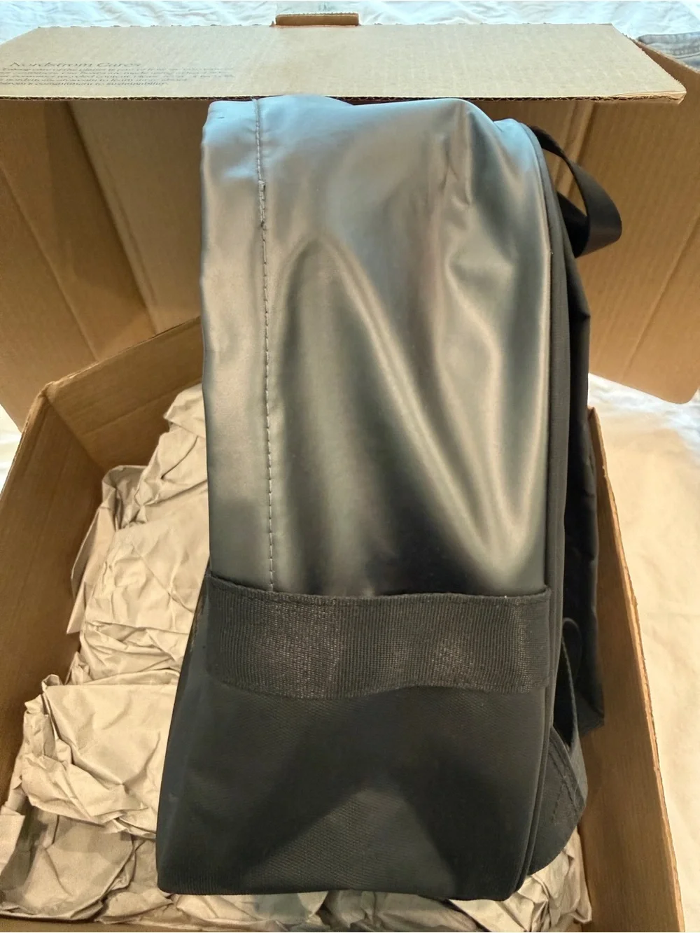 VERSACE Perfumes Black Logo Backpack
